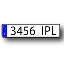 PLACA MATRICULA Y DERIVADOS 880010A - FILM PARA PLACAS ATLANTICAS EN ROLLO DE 50 UNI. 520X110