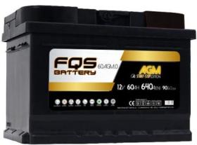 BATERIAS PARA AUTOMOCION FQS60AGM.0 - BATERIA L2 AGM 12V 60AH 640A EN +DER