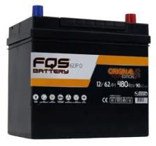 BATERIAS PARA AUTOMOCION FQS62JP.0 - BATERIA D23 12V 62AH 480A + DER
