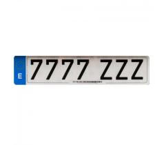 - 880010A-PET - PLACA MATRÍCULA ACRÍLICA