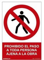 - 7304542 - PLACA.PROH. PASO PERS AJENA