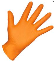 - 9020M - GUANTE NITRILO NARANJA